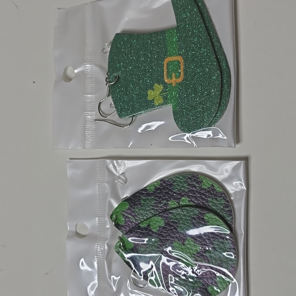 St. Patrick Double-sided Earrings